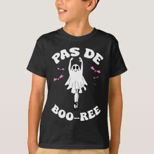 Pas De Boo-rée Funny Ballet Ghosts Halloween Dance T-Shirt