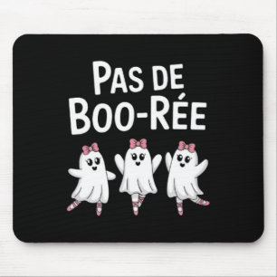 Pas De Boo Ree Funny Dancing Ballet Spooky Hallowe Mouse Mat