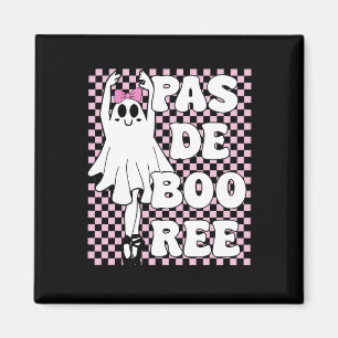 Pas De Boo-ree Funny Retro Ballet Ghosts Halloween Magnet