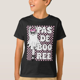 Pas De Boo-ree Funny Retro Ballet Ghosts Halloween T-Shirt