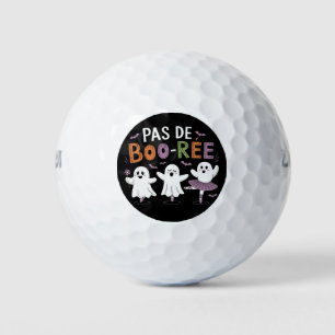 Pas de BOO-ree Ghost Ballet Dancer Teacher  Golf Balls