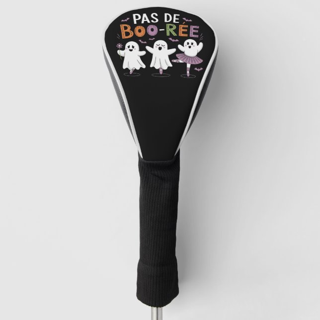 Pas de BOO-ree Ghost Ballet Dancer Teacher  Golf Head Cover (Front)