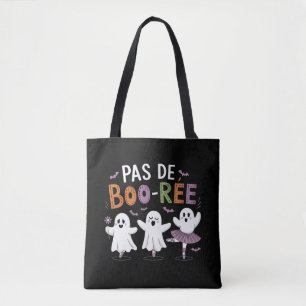 Pas de BOO-ree Ghost Ballet Dancer Teacher Tote Bag