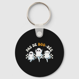 Pas De Boo-rée Spooky Halloween Ghost Ballet Dance Key Ring