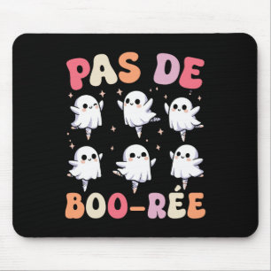 Pas De Boo-rée Spooky Halloween Ghost Ballet Dance Mouse Mat