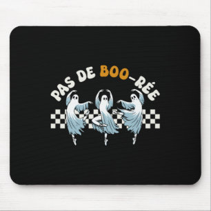 Pas De Boo-rée Spooky Halloween Ghost Ballet Dance Mouse Mat