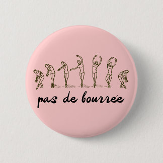 pas de Bourree 6 Cm Round Badge