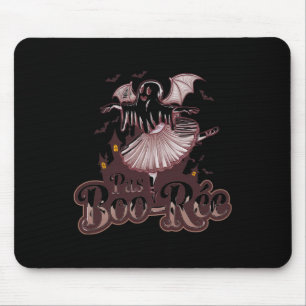 Pas De De Boo-rée Ballet Dance Halloween Funny Mouse Mat