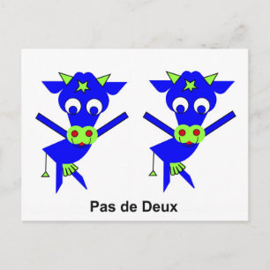 Pas de Deux Postcard