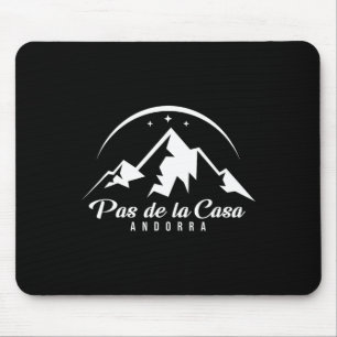 Pas De La Casa Andorra Ski Resort Skiing Snowboard Mouse Mat
