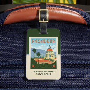 Pasadena, CA Luggage Tag