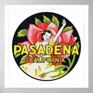 Pasadena California Poster