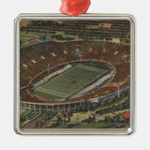 Pasadena, California - The Rose Bowl Metal Tree Decoration