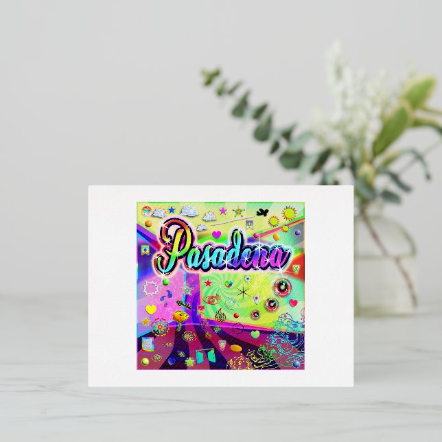 Pasadena Cool Energy Postcard (Standing Front)