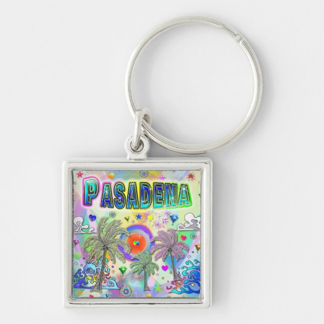 Pasadena Deep Dream Keychain (Front)