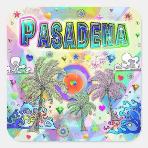 Pasadena Deep Dream Sticker