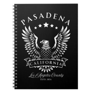 Pasadena Los Angeles County California Vintage Notebook