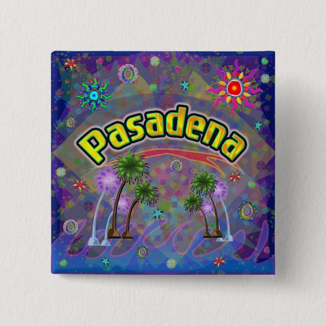 Pasadena Noble Voyage Button (Front)