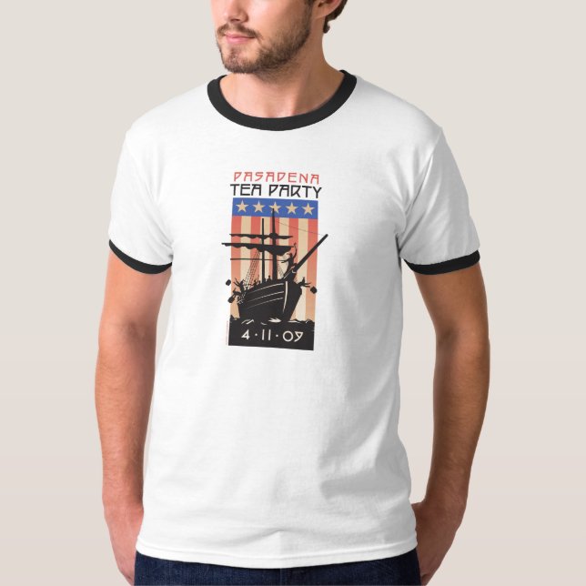 Pasadena Tea Party T-Shirt (Front)