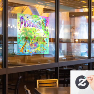 Pasadena Timeless Melody Window Cling