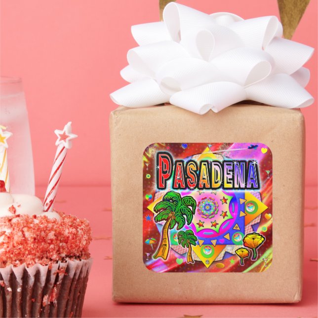 Pasadena Tropical Friends Sticker (Party)