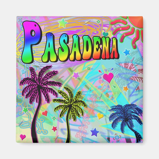 Pasadena Vivid Romance Magnet (Front)