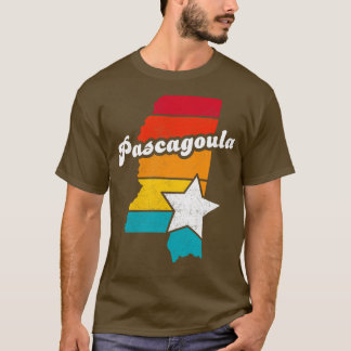 Pascagoula Mississippi Vintage Distressed Souvenir T-Shirt