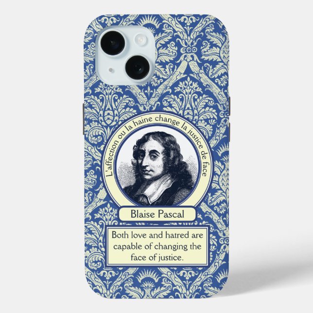 Pascal judicious Case-Mate iPhone case (Back)
