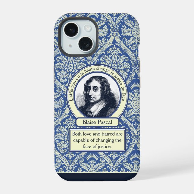 Pascal judicious iPhone 15 case (Back)