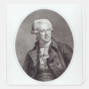 Pascal Paoli, 1872 Square Sticker