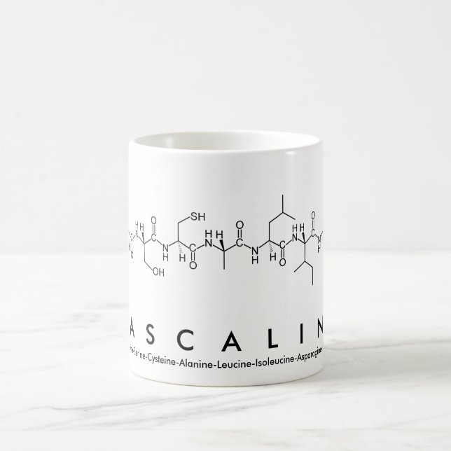 Pascaline peptide name mug (Center)