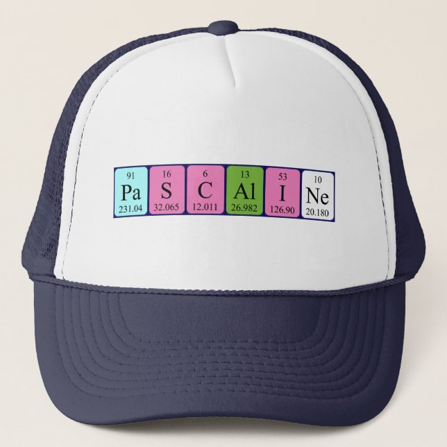 Pascaline periodic table name hat (Front)