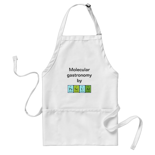 Pascual periodic table name apron (Front)