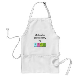 Pascual periodic table name apron