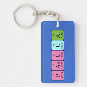 Pascual periodic table name keyring