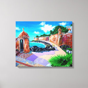 Paseo de la Princesa, SJ Puerto Rico -  Canvas Print
