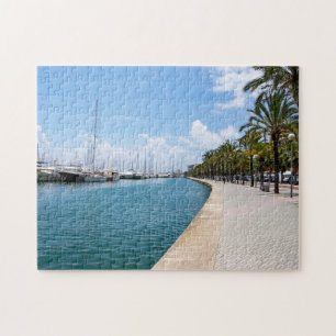 Paseo maritimo - Palma de Mallorca, Spain Jigsaw Puzzle