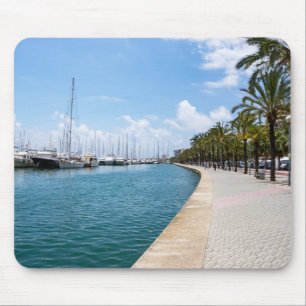 Paseo maritimo - Palma de Mallorca, Spain Mouse Mat