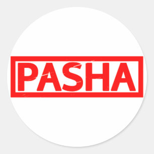 Pasha Stamp Classic Round Sticker