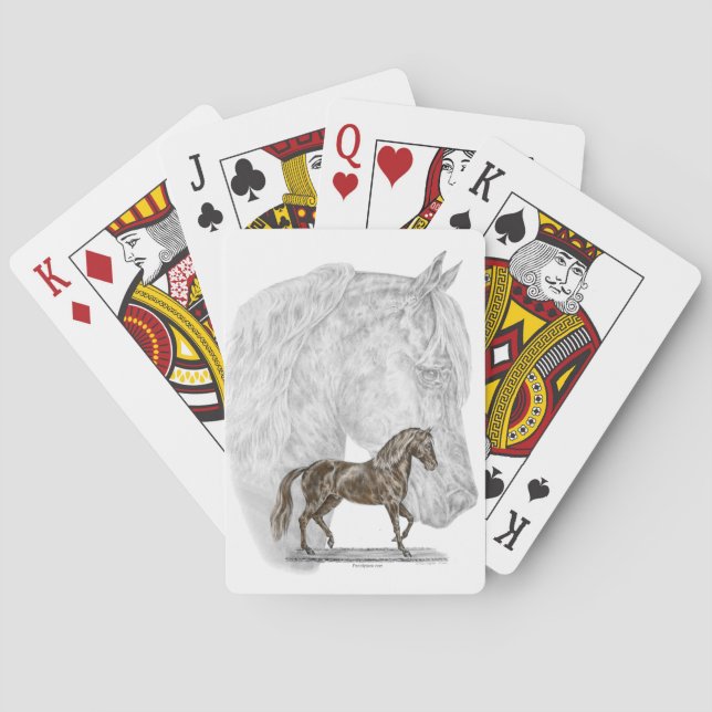 Paso Fino Horse Art Playing Cards (Back)