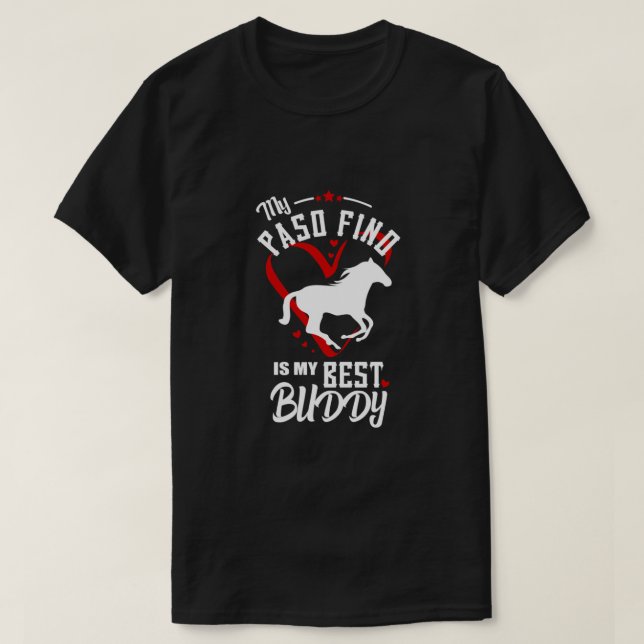 Paso fino horse graphic heart quote best buddy Tri T-Shirt (Design Front)