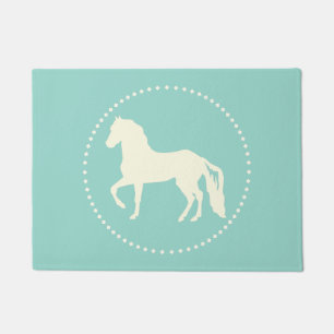 Paso Fino horse silhouette Doormat
