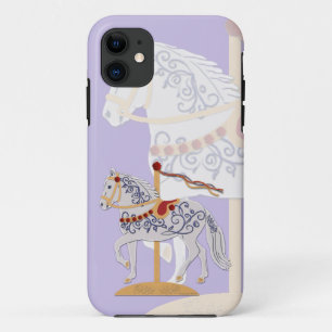 Paso Fino Rose Scroll Carousel Horse iPhone 11 Case