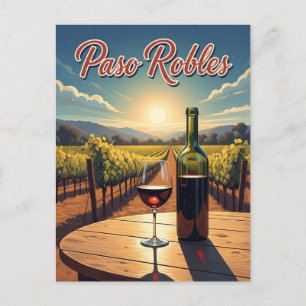 Paso Robles California Central Coast Postcard
