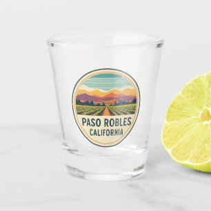 Paso Robles California Central Coast Shot Glass