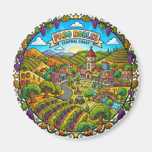 Paso Robles California Magnet