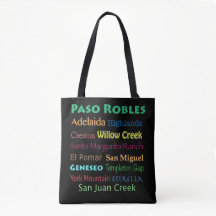 Paso Robles Colourful Wine Country Tote