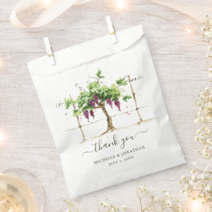 Paso Robles Vineyard Winery Wedding Favours Gift Favour Bags