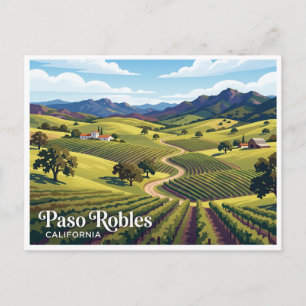 Paso Robles Wine Country California Postcard