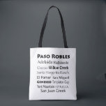 Paso Robles Wine Country Shoulder Tote<br><div class="desc">Exceptional wine country gift!  Paso Robles - California's wild west wine country!</div>